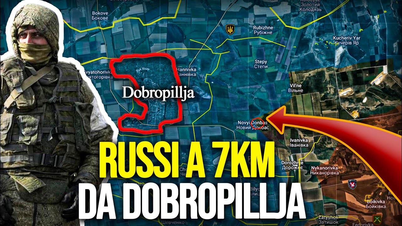 Riattivazione del fronte Sloviansk | infiltrazioni russe a 7 km da Dobropillja
