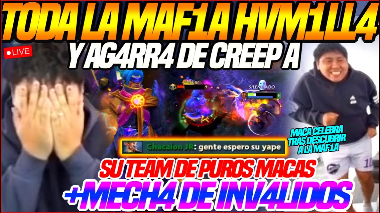 😲5 MACARIUS se MECH4N tras SER BRVT4LMENTE KCH4DOS x LA M4F1A😲STREAMER PVTE4 a MACA tras ser ABVS4DO