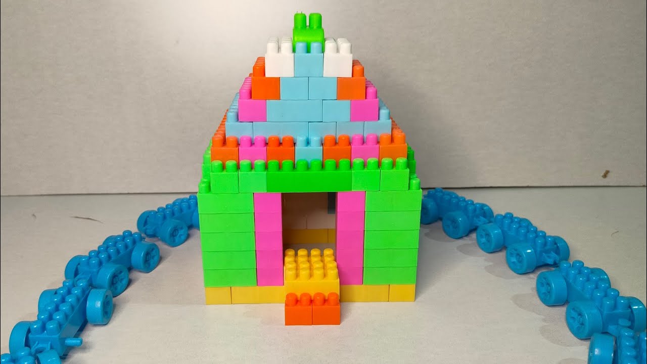 Satisfying DIY Blocks House/ ASMR/ Building Blocks/ Blocks Game/ Building Blocks fun.