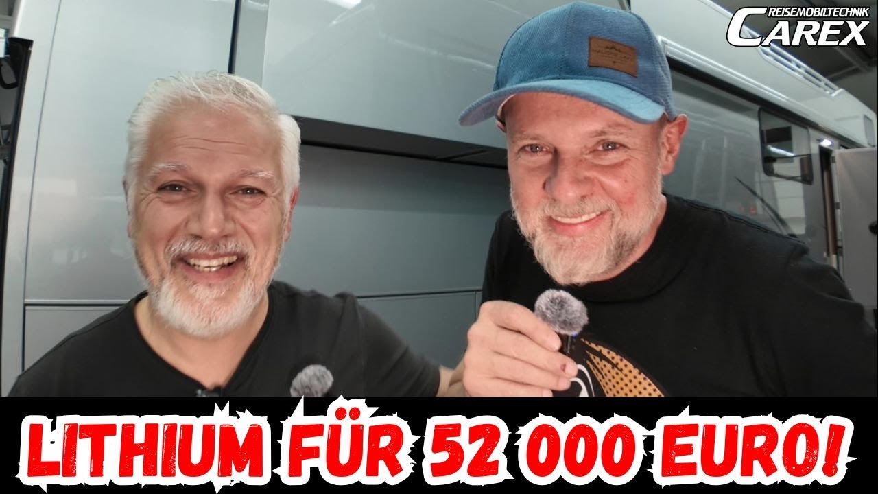Lithium Batterien f&uuml;r 52 000 Euro im Vario! CAREX Reisemobiltechnik