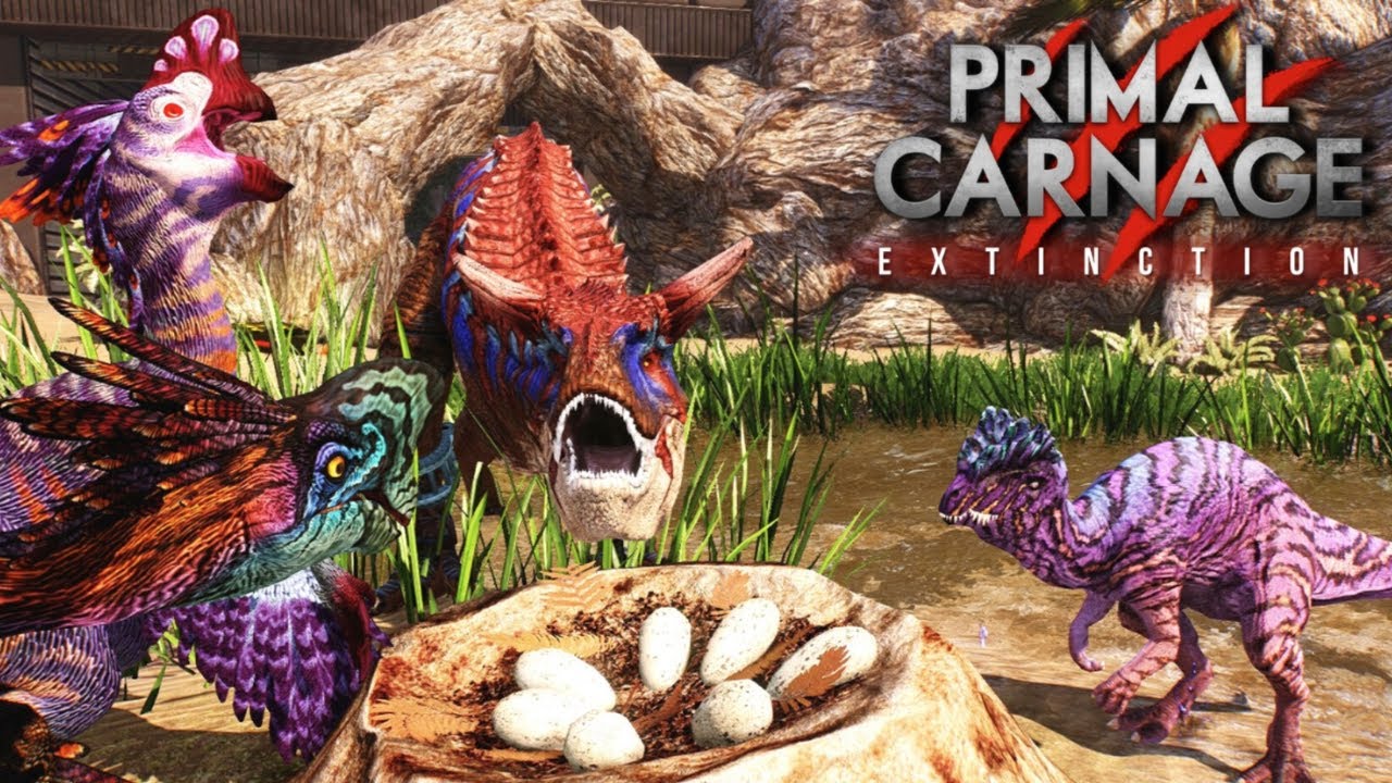 Goofy Little Dinosaurs SPRING Into Action- Primal Carnage: Extinction | Easter Update Gameplay