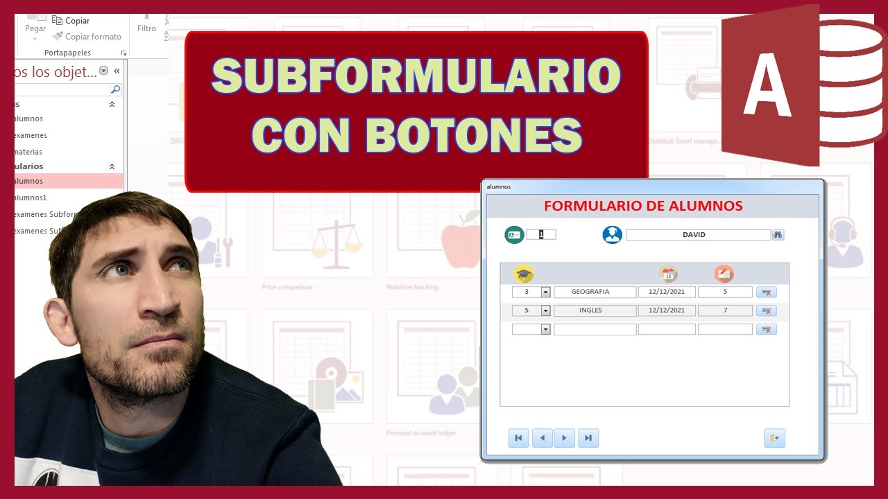 FORMULARIO CON SUBFORMULARIO 📰 Base de Datos en ACCESS Parte 2