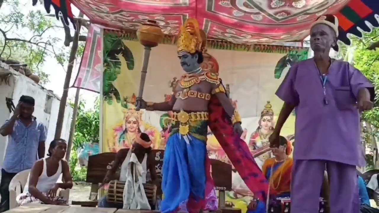 చిందు యక్షగానం|మైరావణ కథ part 1|@kalaratnachannel