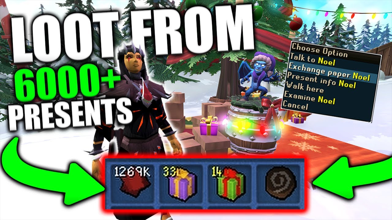 MASSIVE 6000+ Christmas Present Opening!! Runescape 3