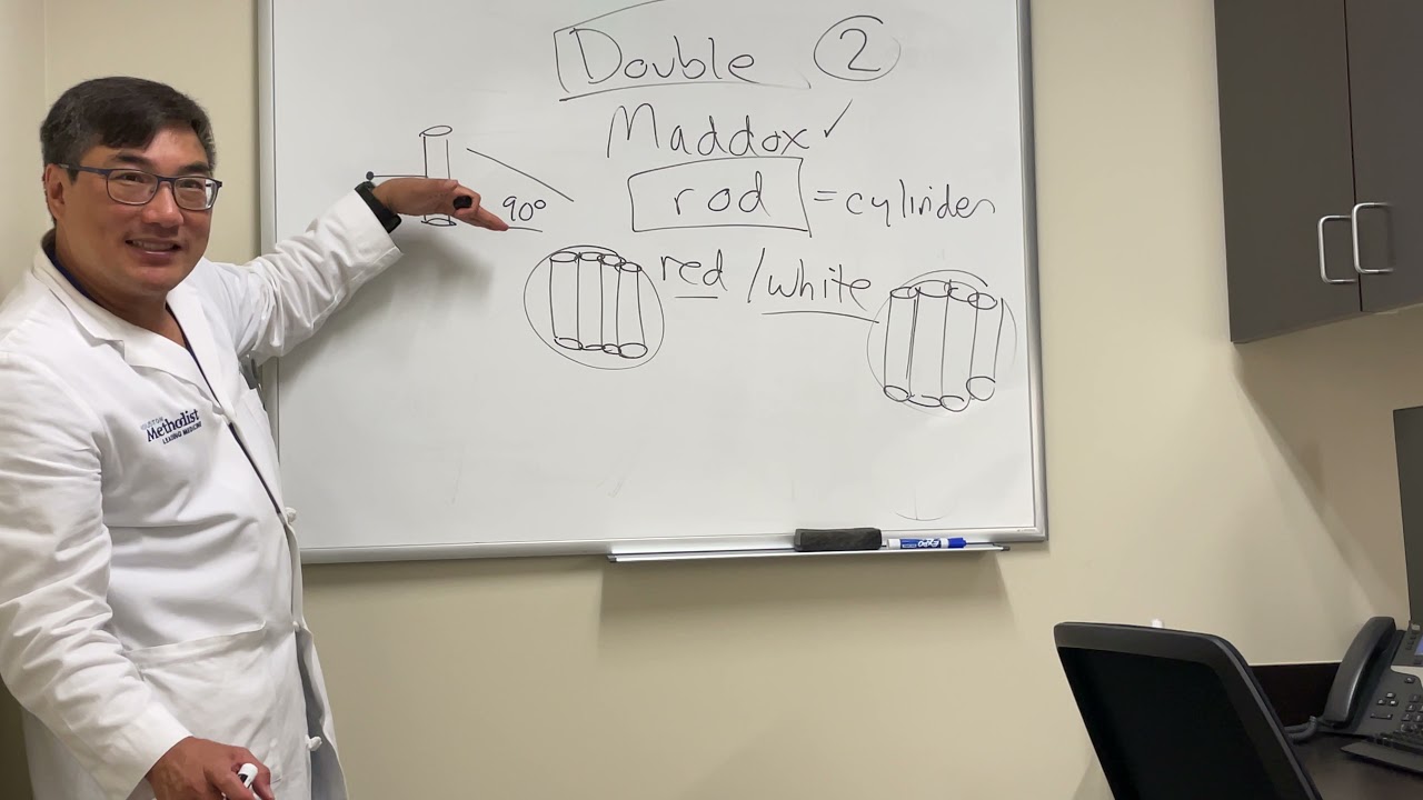 Double Maddox Rod testing