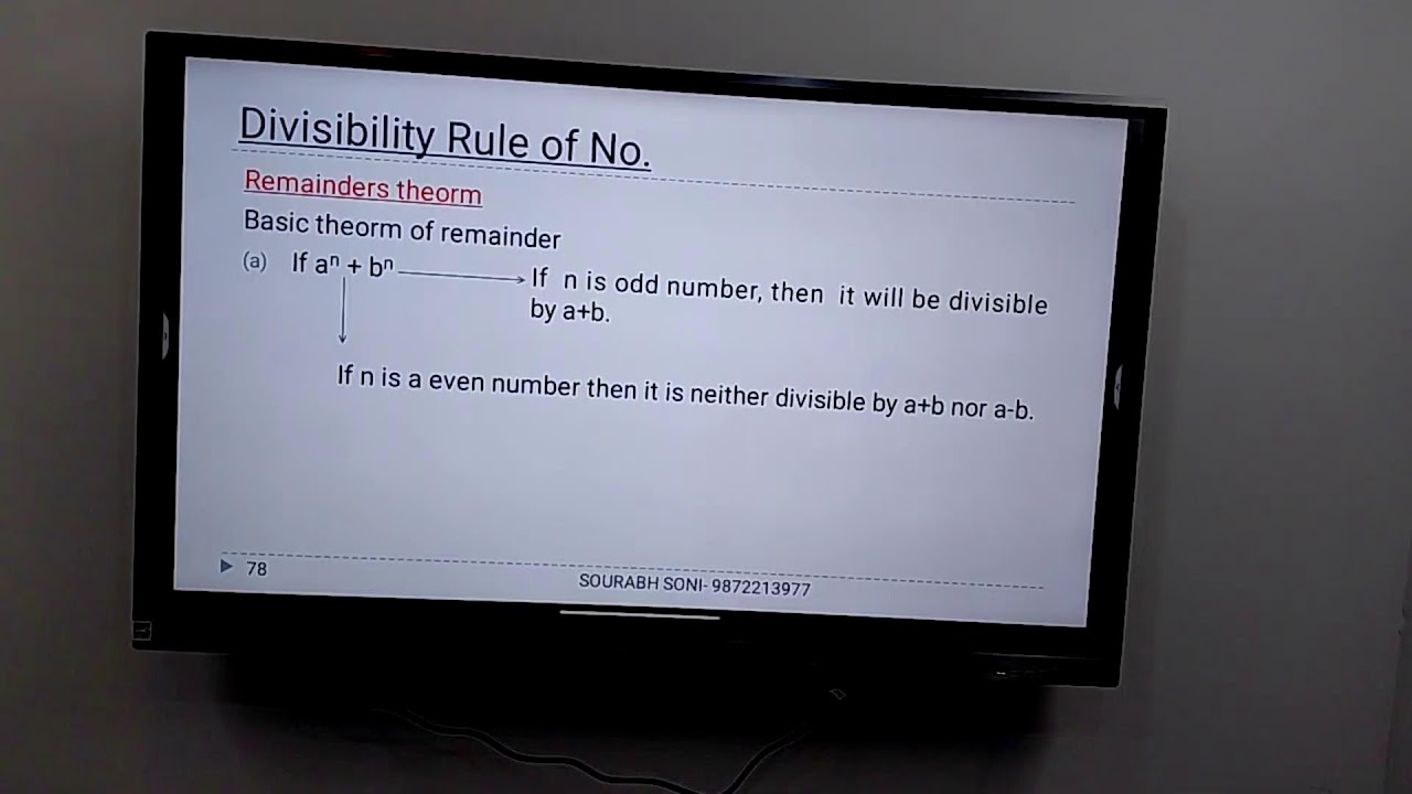 Maths class
