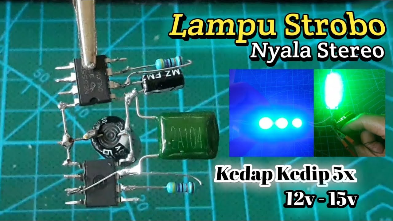 Lampu Strobo 12v ic ne555