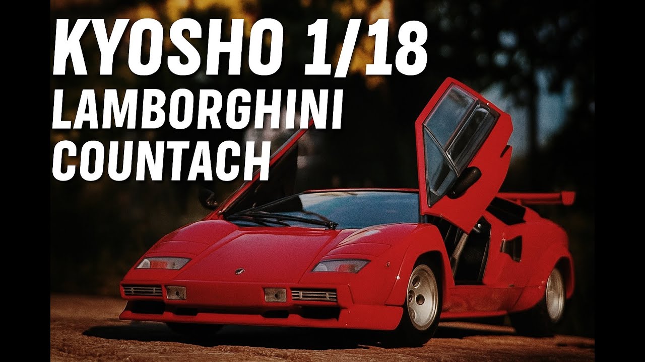 Lamborghini Countach 1:18 Kyosho – Легендата в мащаб! 🚗🔥
