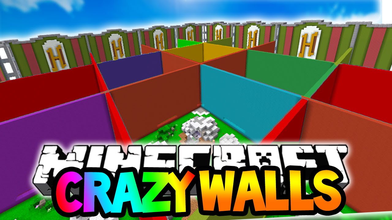 Minecraft CRAZY WALLS! (Walls Versus) w/Lachlan