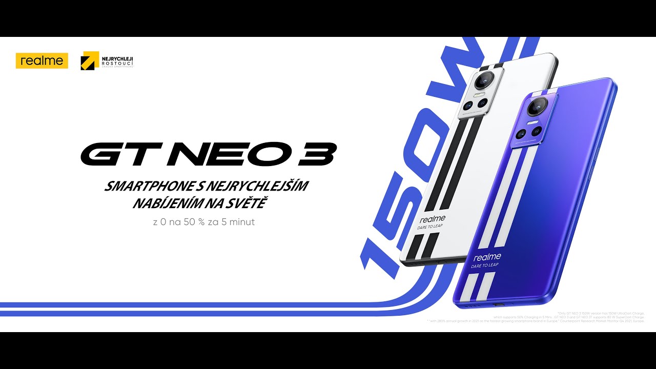 realme GT NEO 3 se představuje