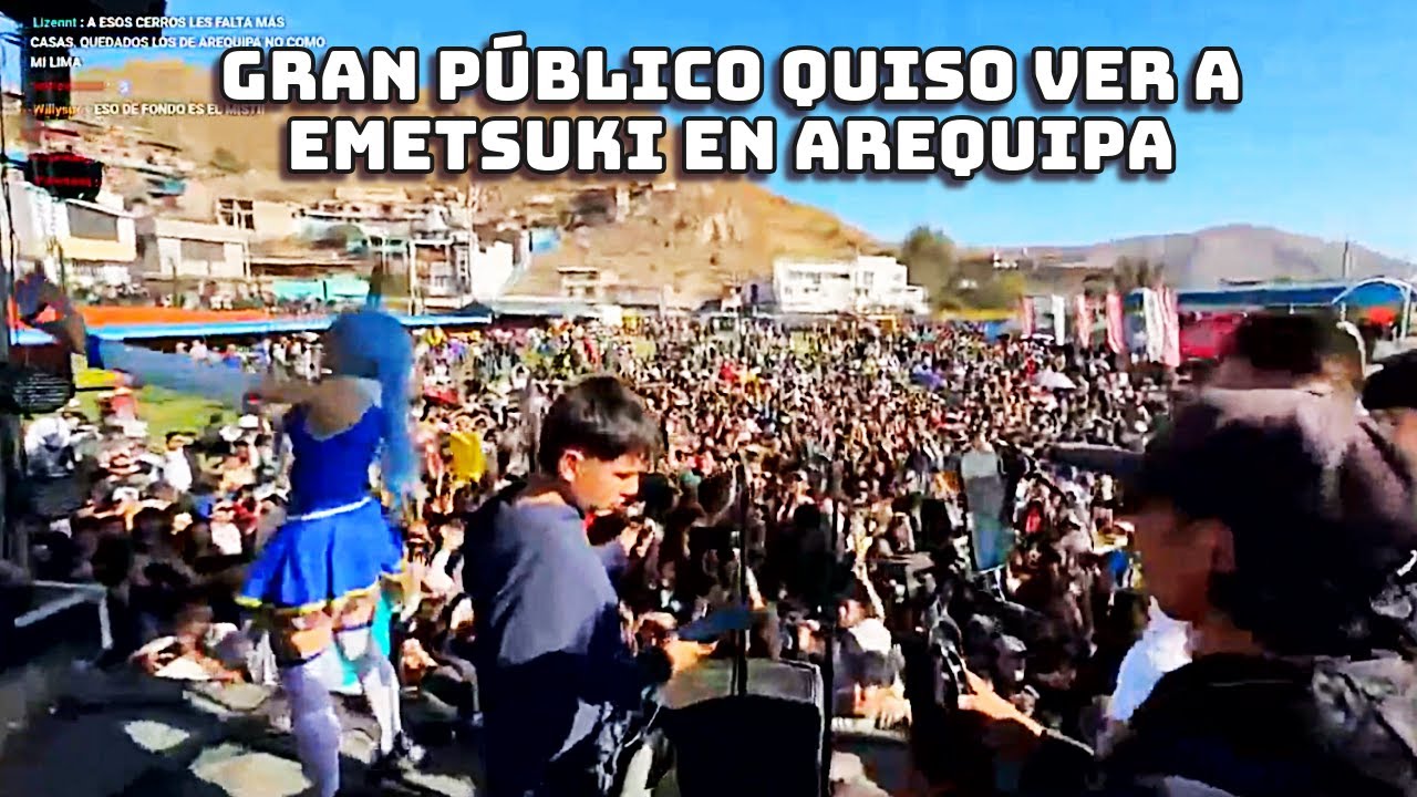 EMETSUKI ES OVACIONADA EN EL EVENTO DE CARROS LOCOS EN AREQUIPA