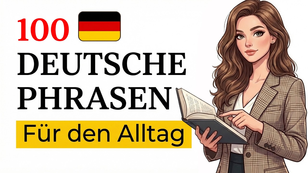 100 Wichtige Deutsche Sätze für den Alltag | Natürlich Sprechen (A1-B2)