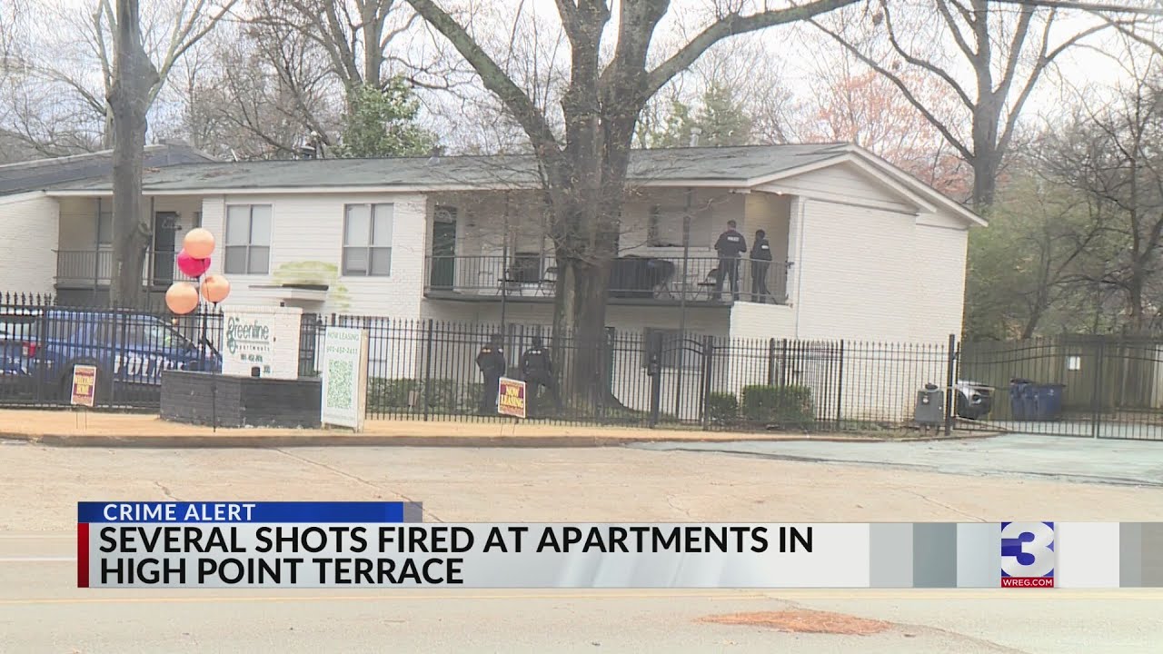Shots fired at apartments on North Highland Street