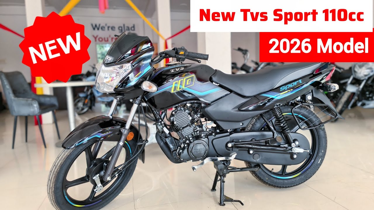 New 2026 Tvs Sport 110 Review ✅ Tvs Sport New Model 2026 | Tvs Sport 2026 New Model | tvs sport bike