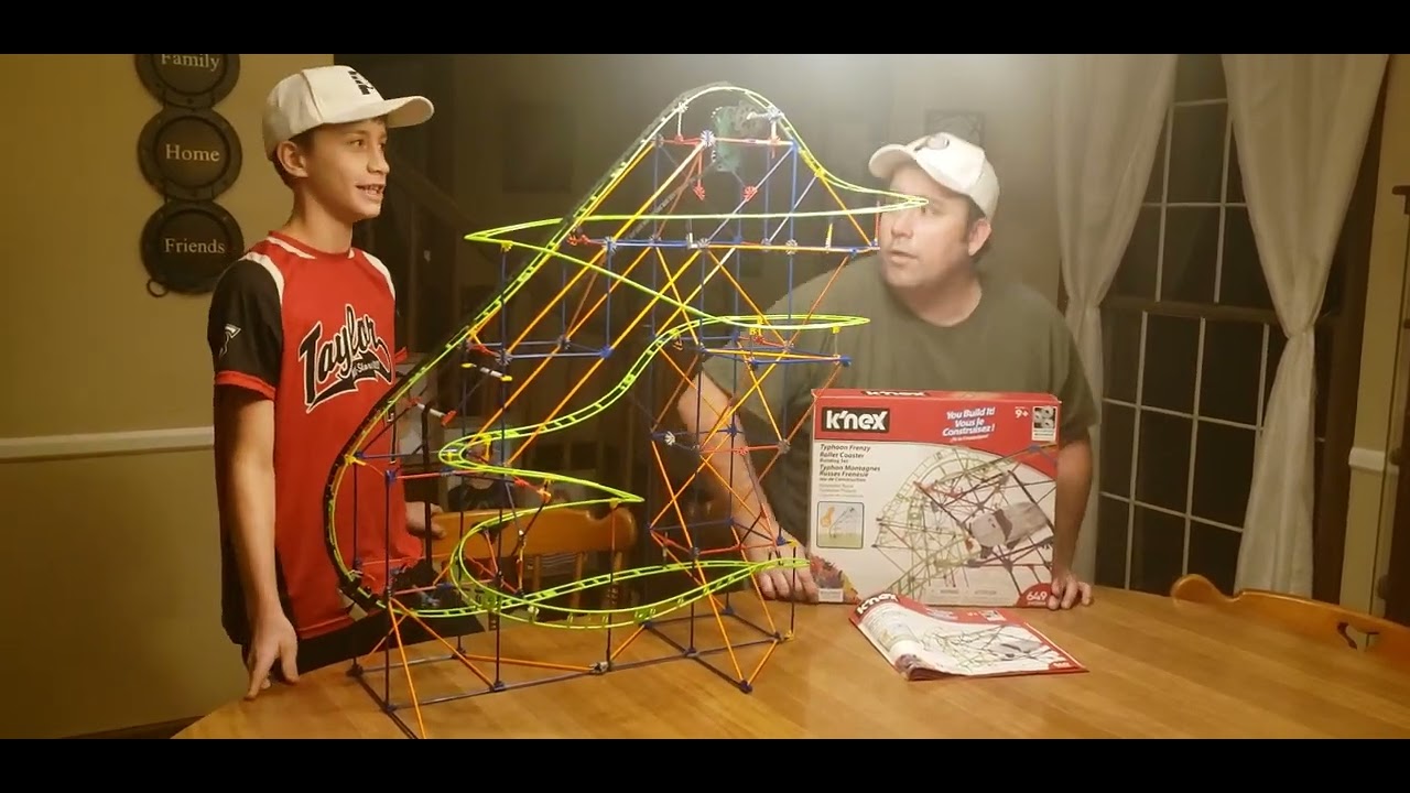 K'nex Typhoon Frenzy Roller Coaster Building Set