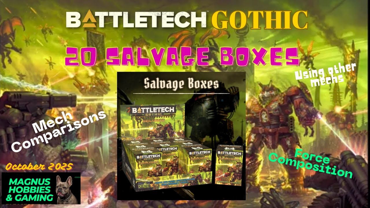 BattleTech Gothic Salvage Boxes & Comparisons