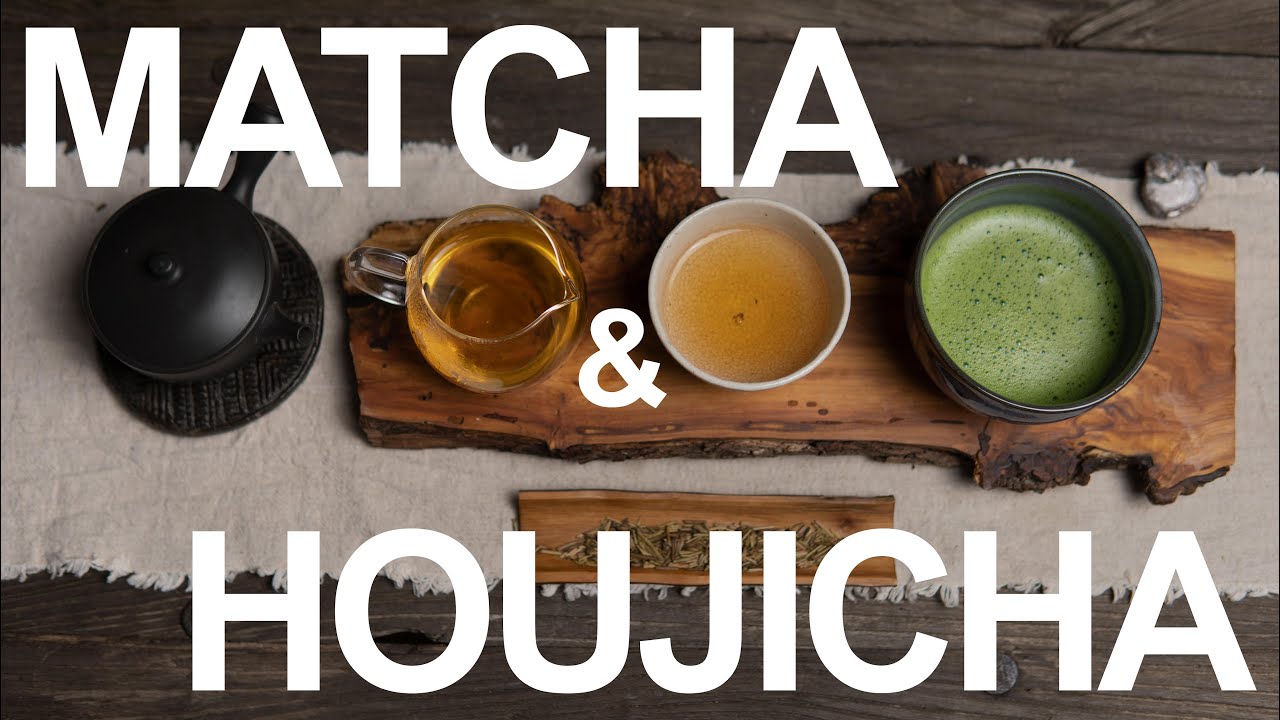 Matcha und Houjicha // Eine kontrastreiche Kombination, die sich harmonisch ergänzt