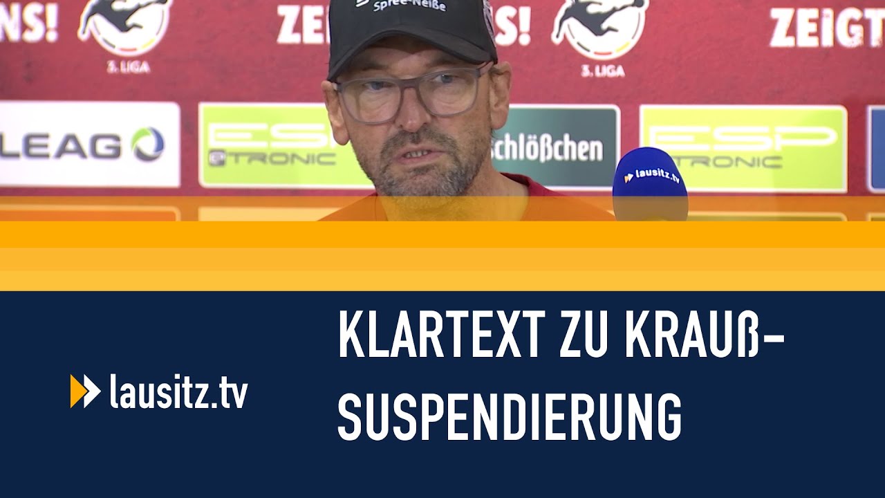 Pele Wollitz Statement zur Suspendierung von Maximilian Krauß