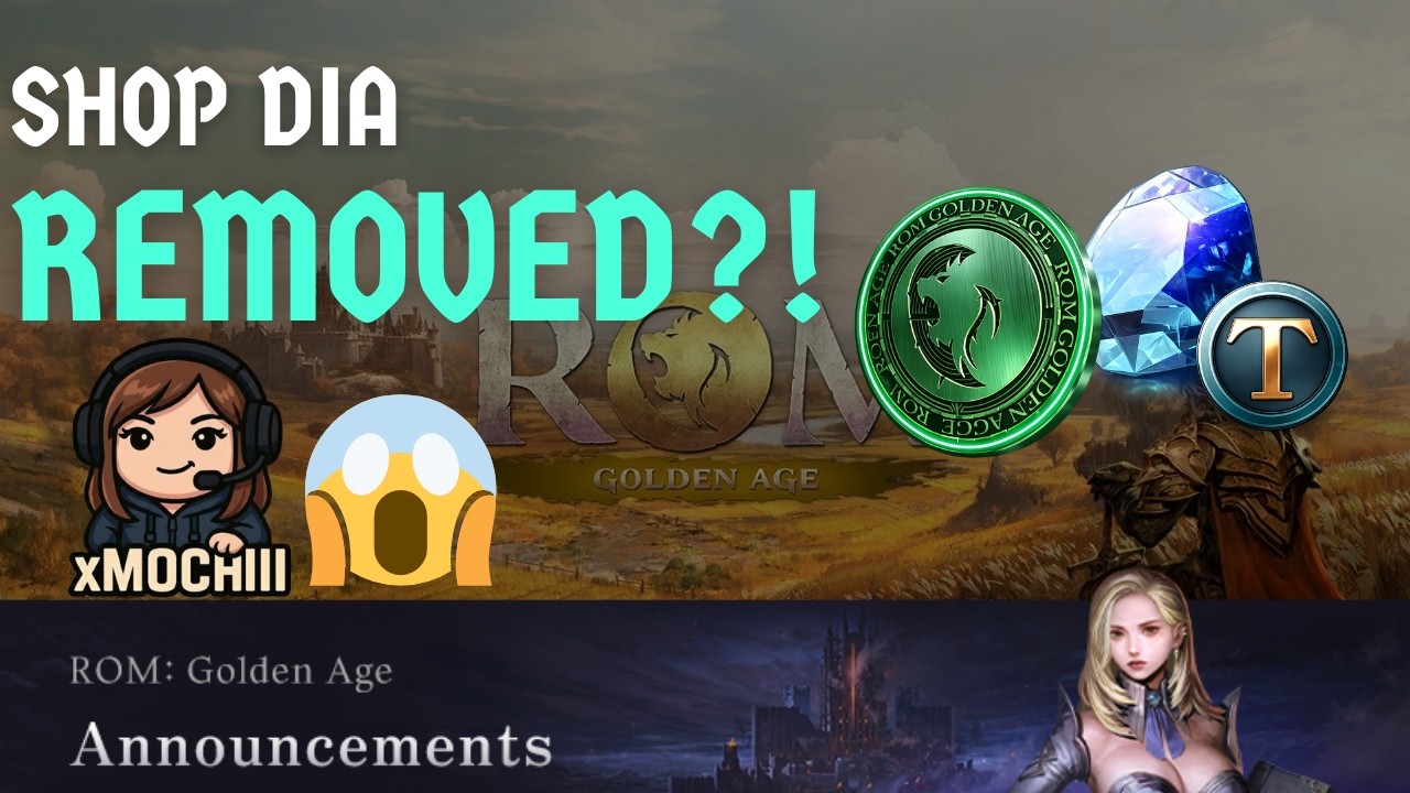 ROM GOLDEN AGE Removes Shop Dia?! 😱 What This Means for ROM Players (Tips + Survival Guide)