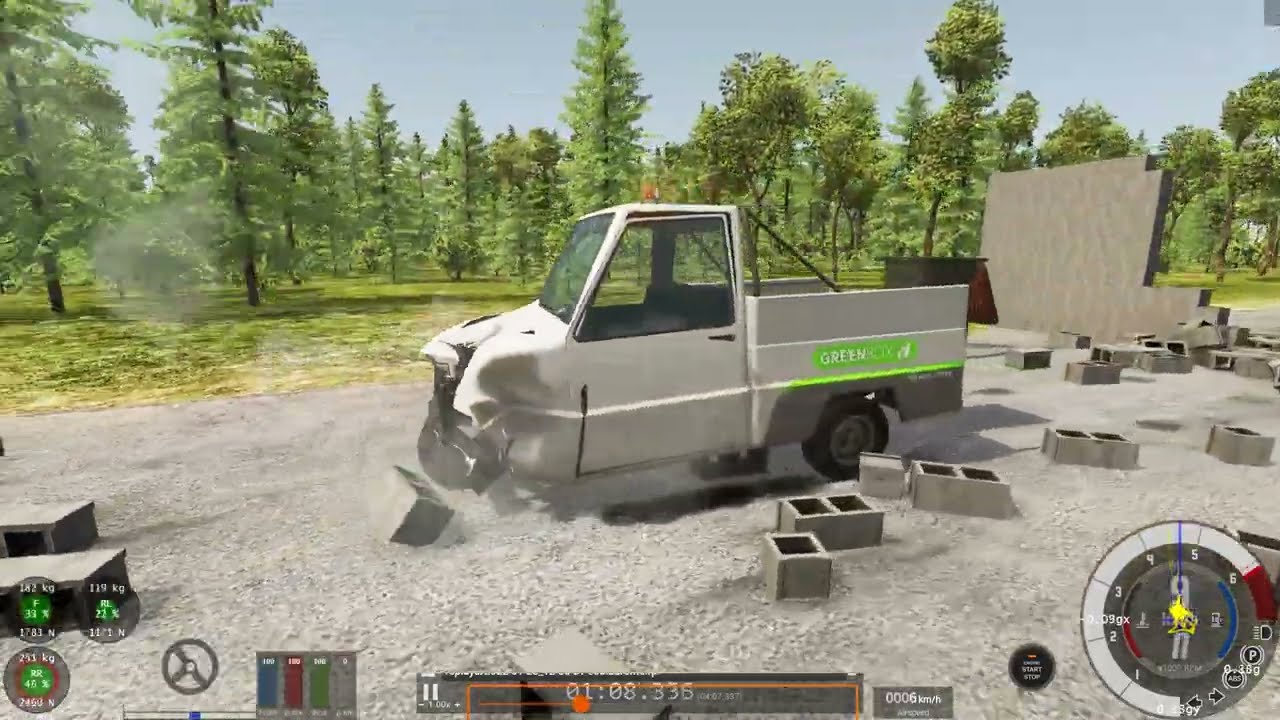 Eboladrome Destruction - Ibishu Pigeon Street Cleaner (BeamNG.drive)