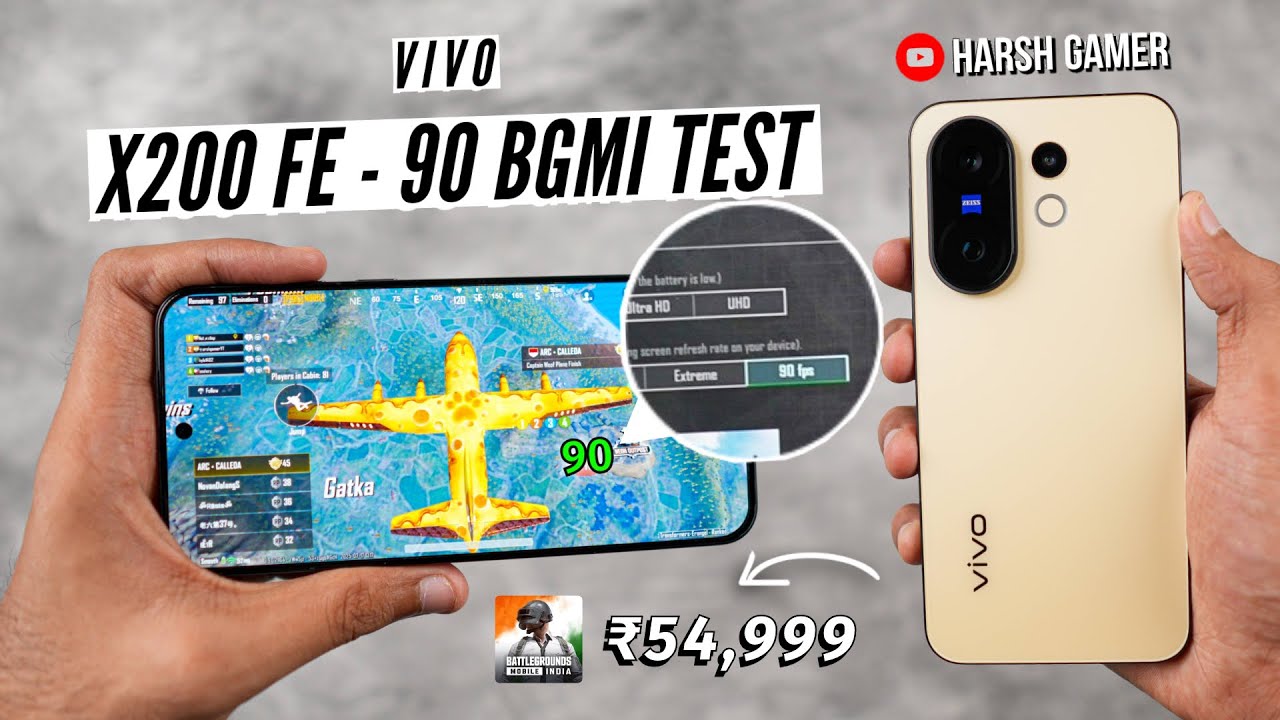 vivo X200 FE BGMI Test, Heating & Battery Test | Chota Packet Bada Dhamaka 🔥