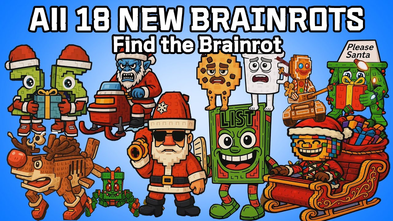 How to get All 18 NEW BRAINROTS in Find the Brainrot [296] Roblox