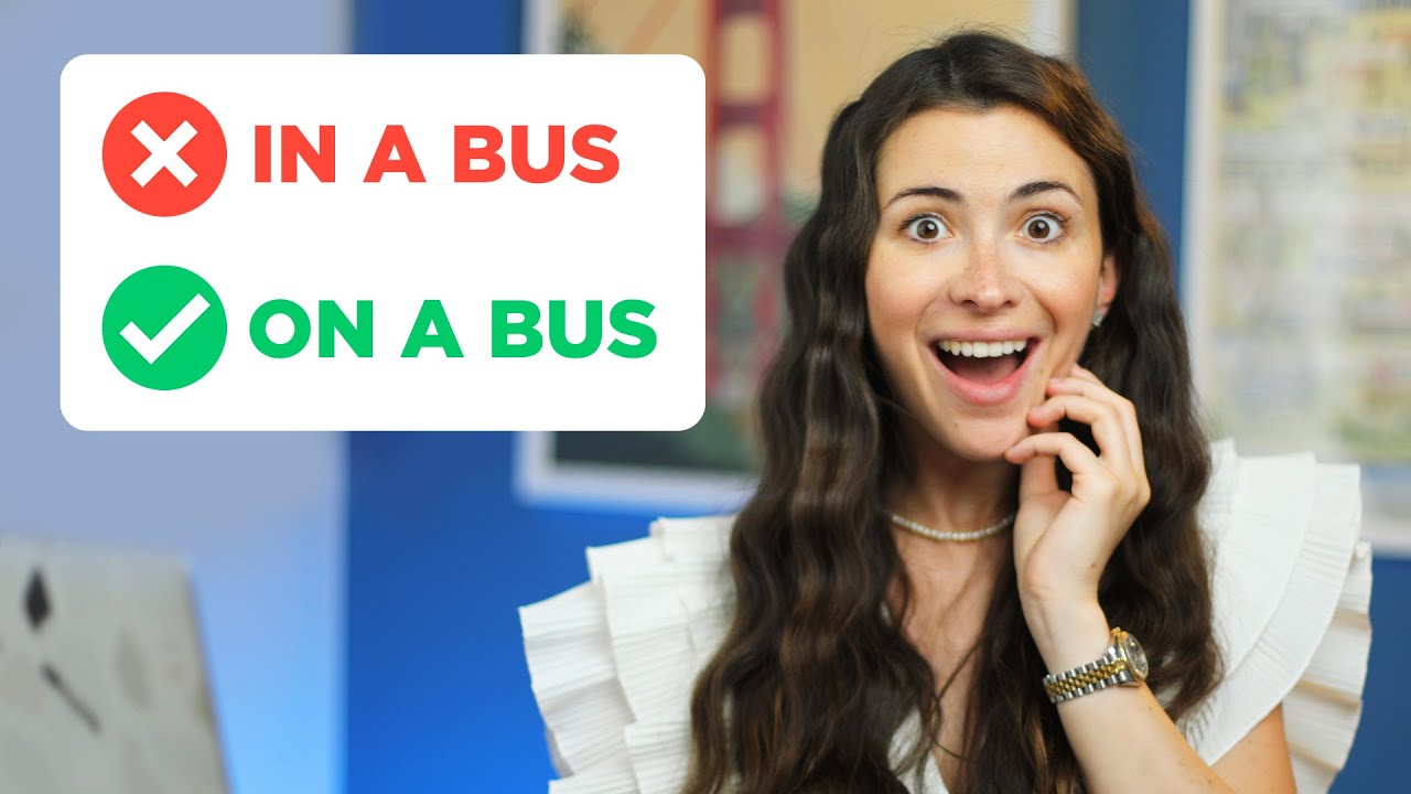Prepositions of PLACE: IN, ON, AT. Common English Grammar mistakes