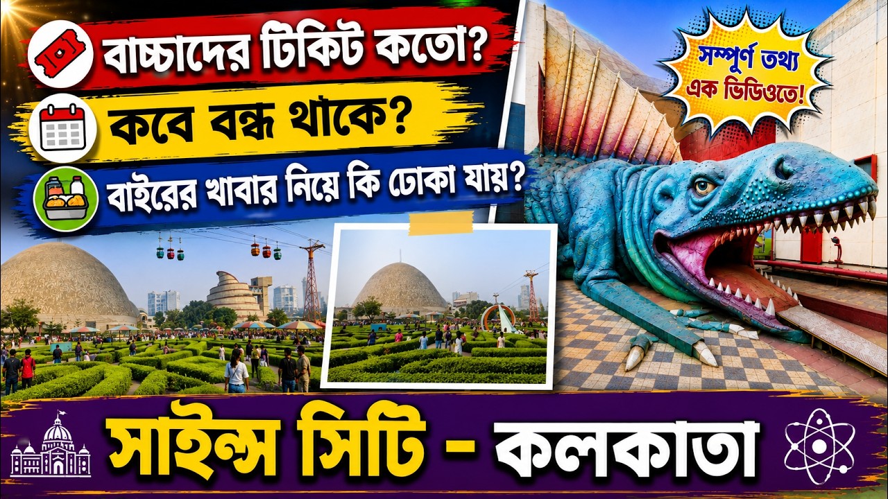 Kolkata Science City 2026 | All Shows Details New Price | সাইন্স সিটি কলকাতা | Do's & Don'ts