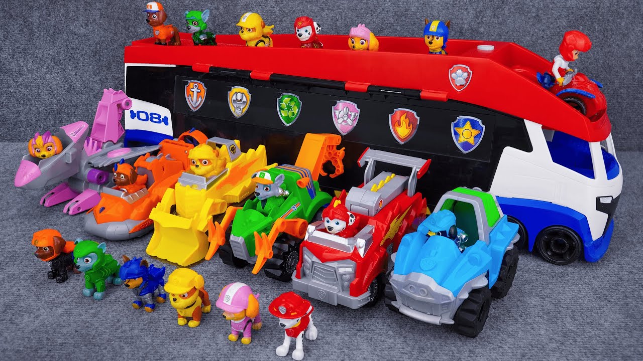 Paw Patrol MEGA Fleet Unboxing! 🐾🚓 Which Truck Is The Coolest? | Paw Patrol Unboxing ASMR #pawpatrol
