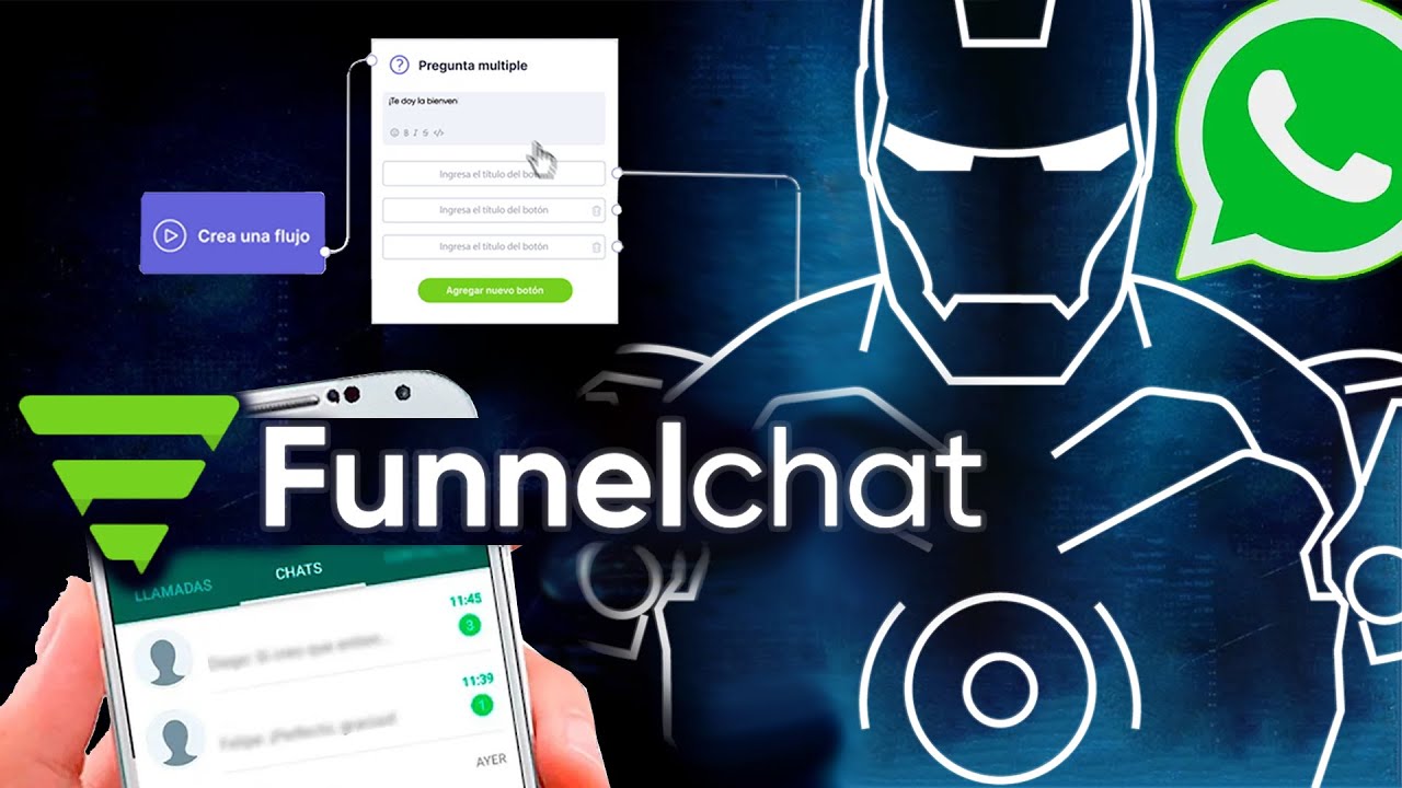 ✅Cómo hacer un CHATBOT Whatsapp para VENDER 🤖💰 (Paso a paso) | Funnelchat Tutorial Completo