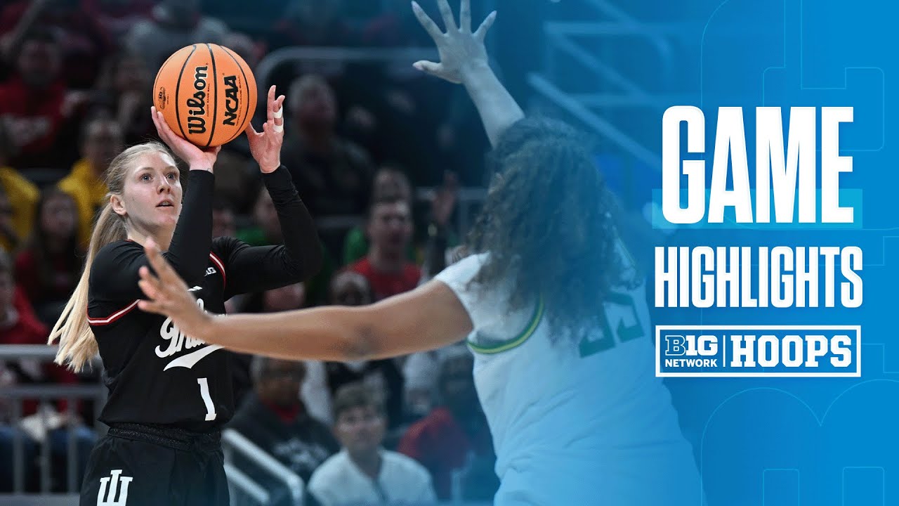 Indiana vs. Oregon | Highlights | 2025 B1G Women's Basketball Tournament  | 03/06/2025