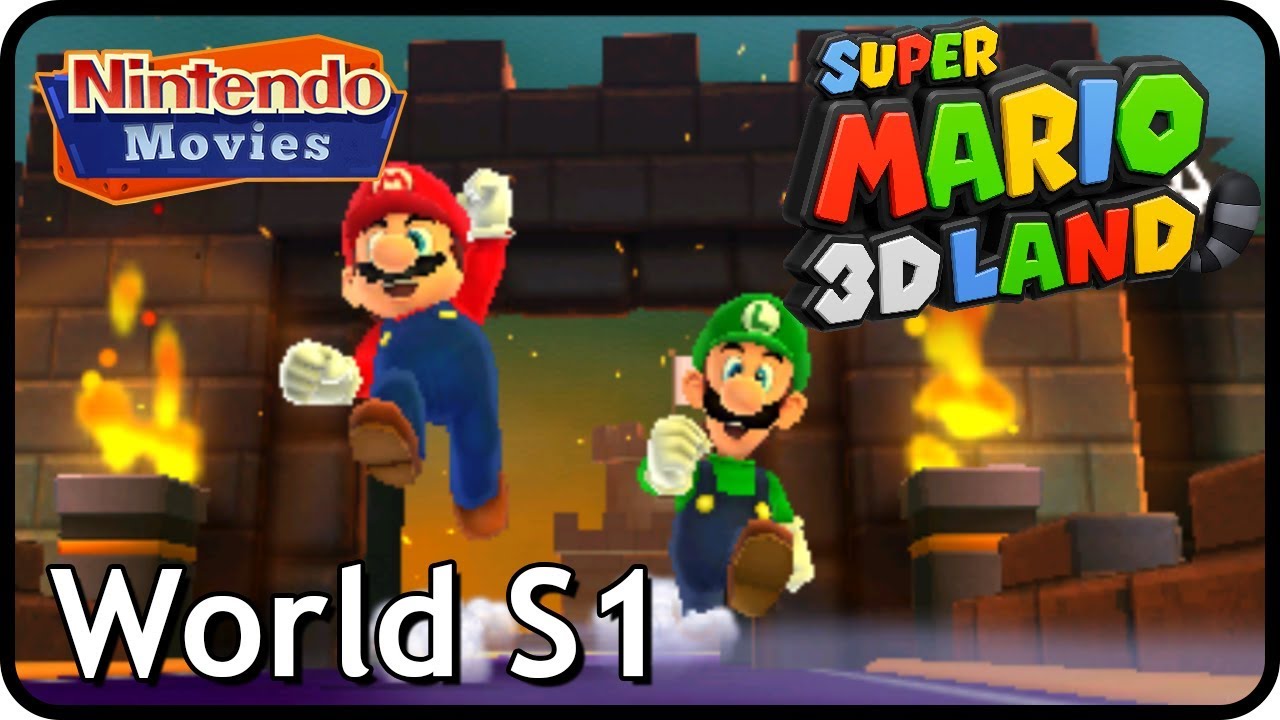 Super Mario 3D Land - World S1 (100% Walkthrough, All Star Coins)