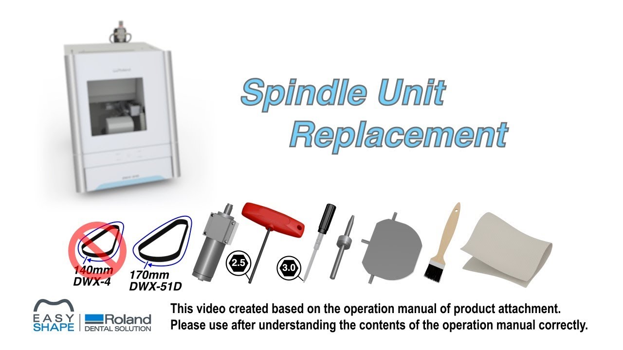 DWX-51D - Spindle Unit Replacement