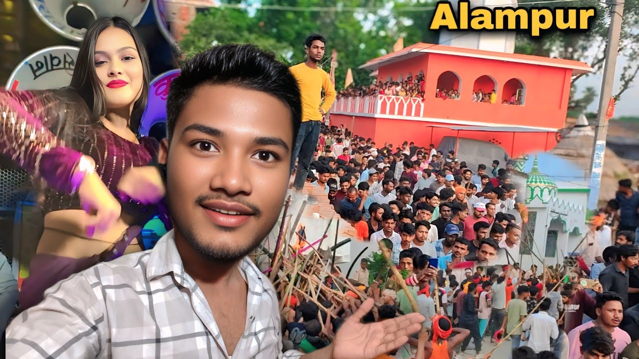 Mahaviri akhada Alampur(siwan,Bihar) 10k se bhi jyada public पहोचे देखने Police walo ka halat kharab