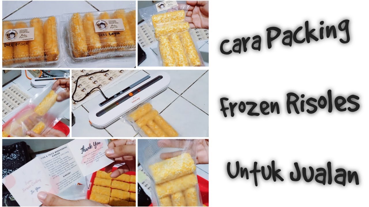 IDE BISNIS // Cara Packing Frozen Risoles Untuk Jualan