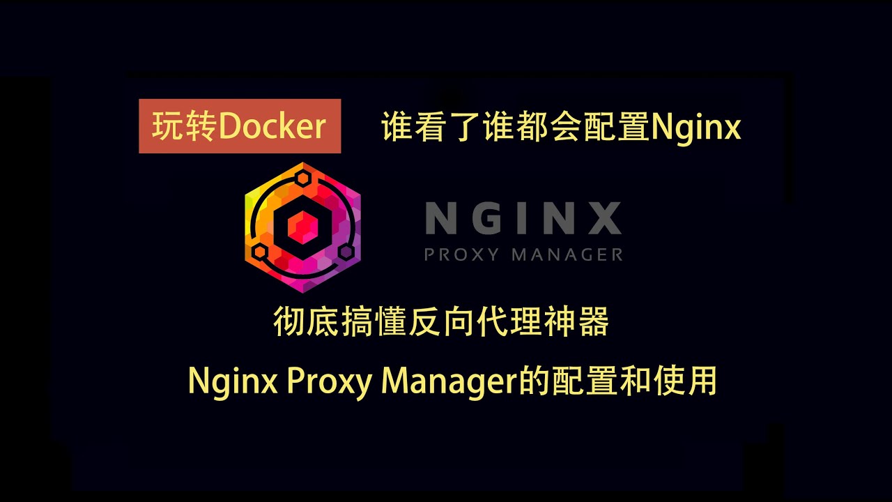 彻底搞懂反向代理神器Nginx Proxy Manager的配置和使用，一键配置反向代理、重定向、SSL、Nginx认证、404等，谁看了谁都会配置Nginx