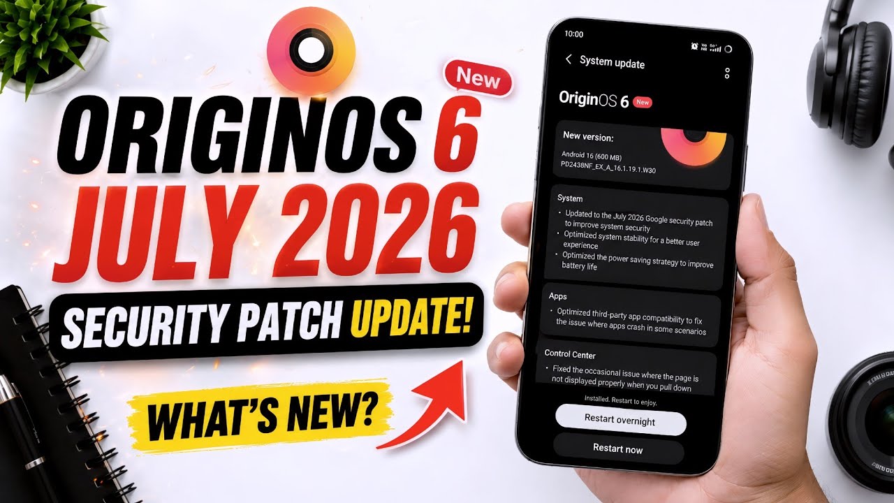 OriginOS 6 Major Update (July 2026) 🔥 - W30 | Top Hidden Features & Performance Boost!