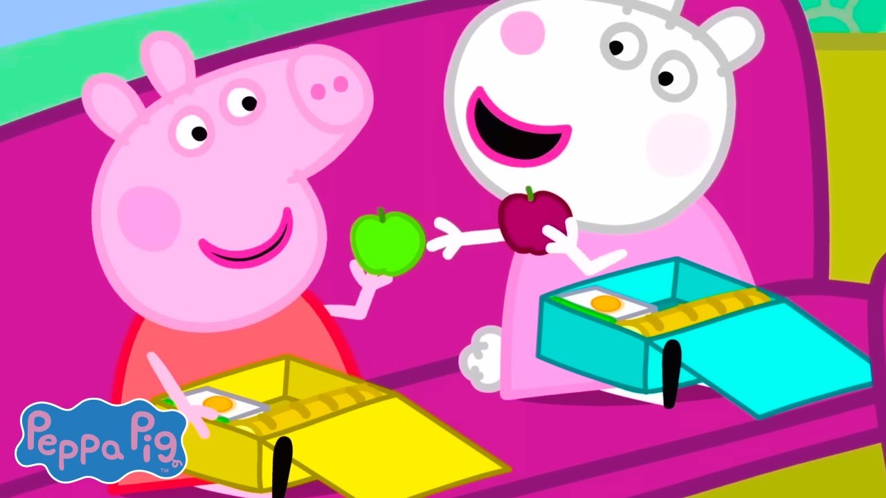 Peppa malac nagy iskolai kir&aacute;ndul&aacute;sa &eacute;s m&eacute;g t&ouml;bb epiz&oacute;d! | Peppa Malac | Rajzfilmek gyerekeknek