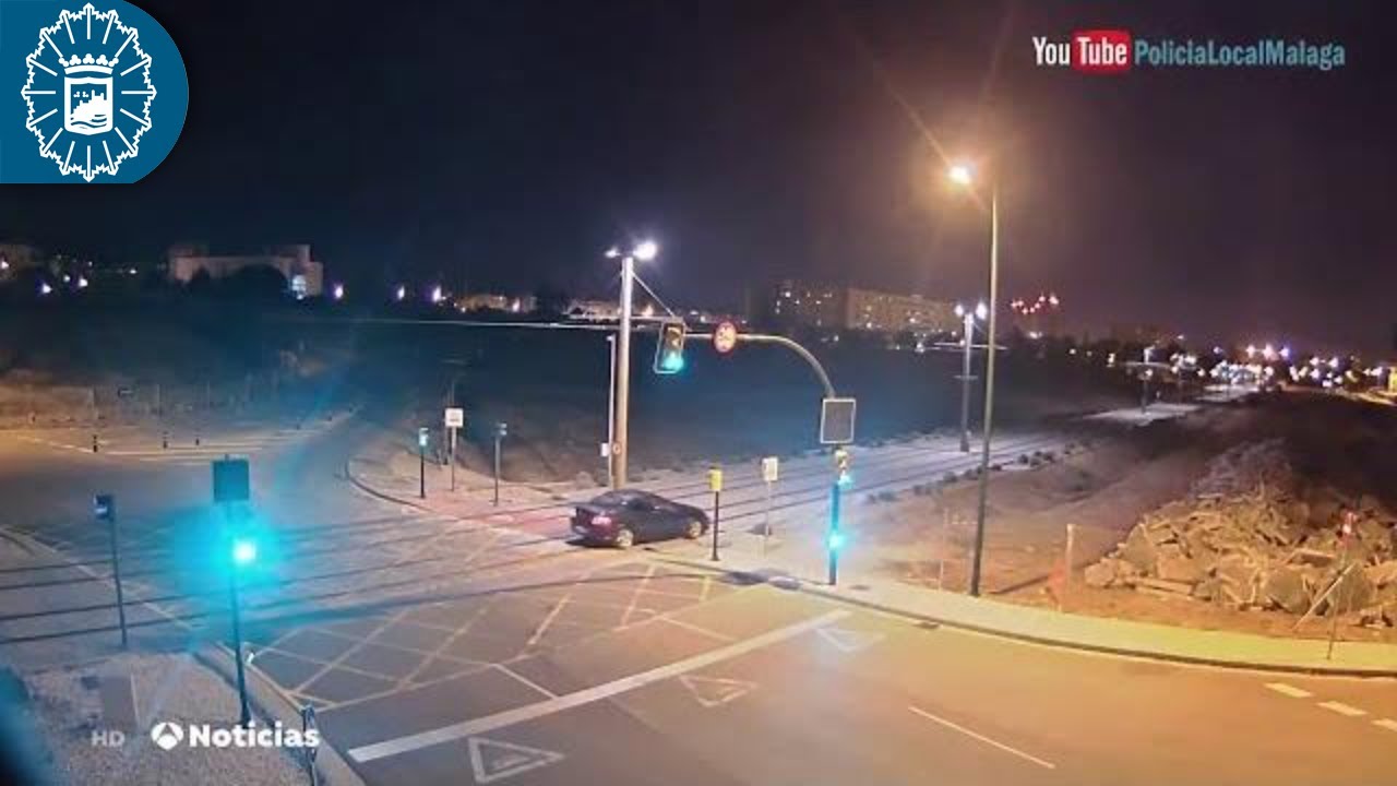 201110 - Policía Local Málaga - Conductora ebria circula más de 1 km por las vías del metro - A3