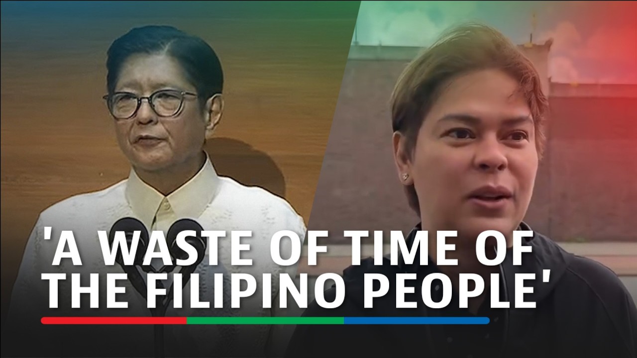 VP Duterte calls Marcos' SONA a 'waste of time', cites broken vows | ABS-CBN News