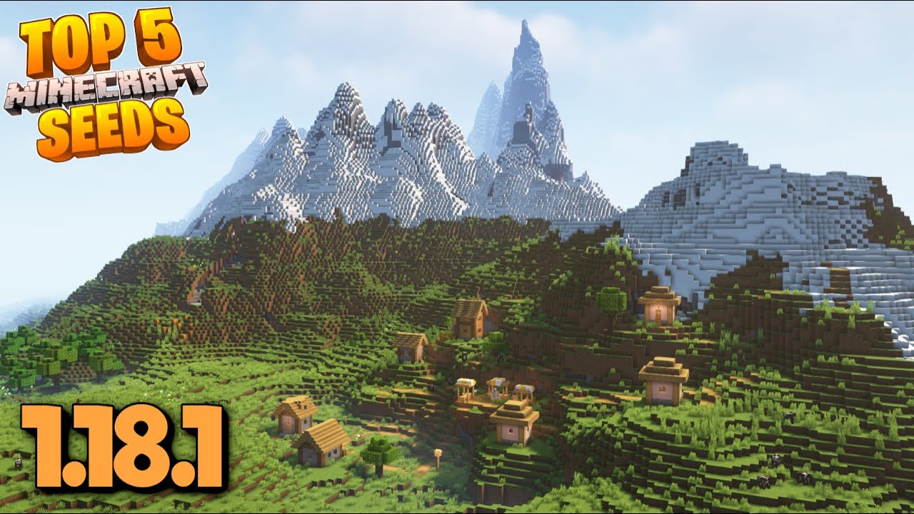 Top 5 EPIC SEEDS for Minecraft 1.18.1! (Best Minecraft 1.18.1 Seeds)