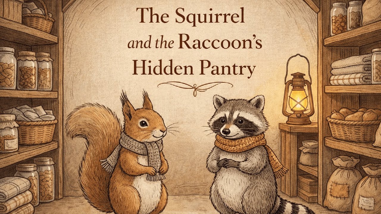 [Celtic Music] Cozy Forest Preparation – The Squirrel and the Raccoon’s Hidden Pantry