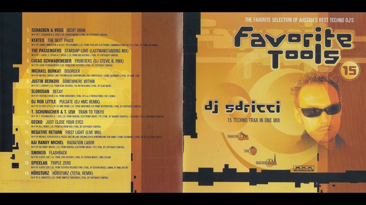 Favorite Tools 15 - DJ Sdricci [XXX092, 2000]
