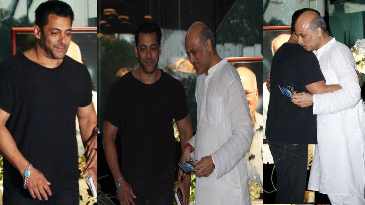 EMOTIONAL Salman Khan in TEARS as Bollywood Celebs Pays Last Respects To Late Rajkumar Barjatya