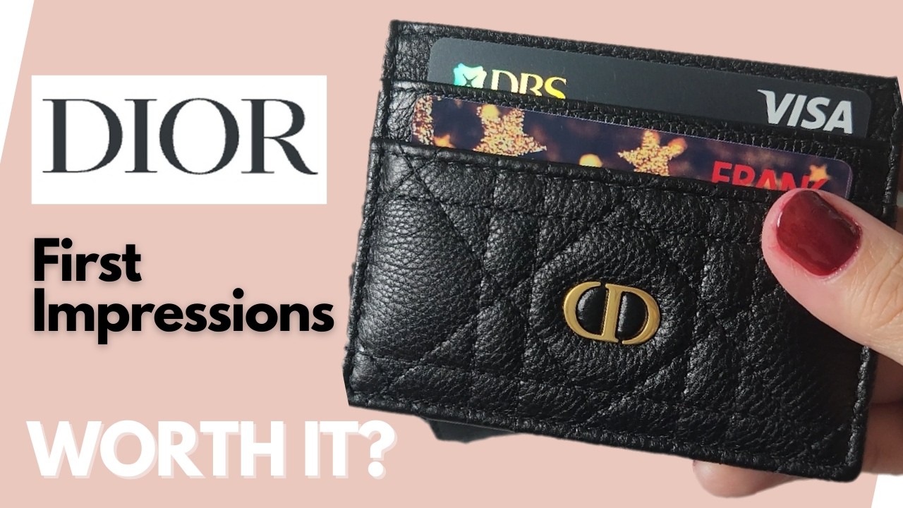 Dior Caro Freesia Card Holder | Quick Unboxing & First Look