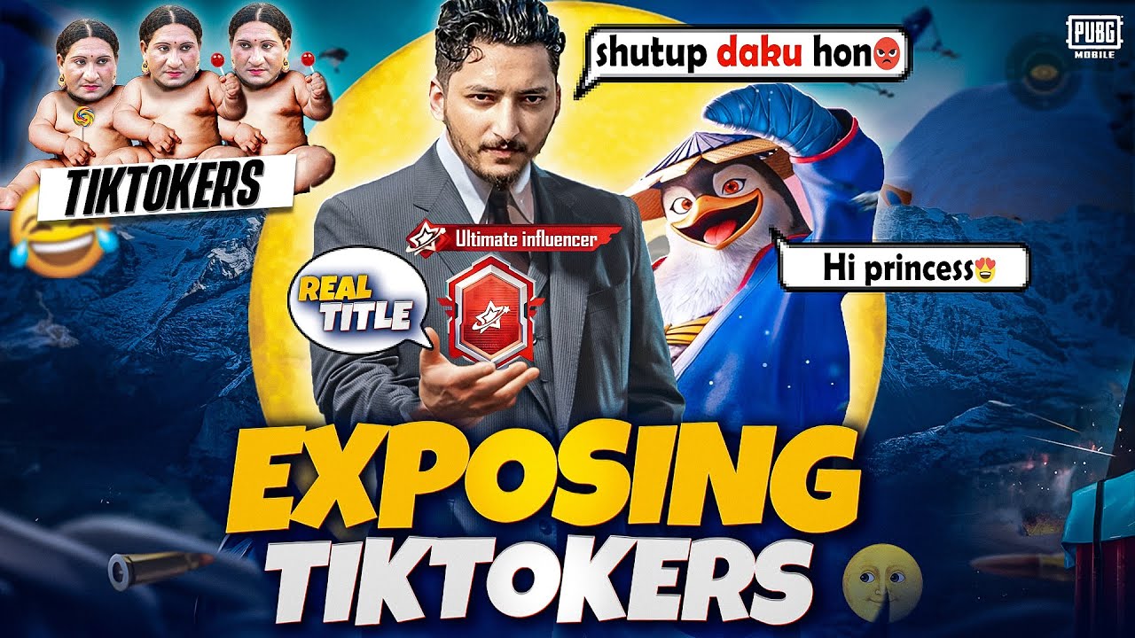Exposing Tiktokers 😂 Ultimate Influencer? | Pubg Mobile | How Brand