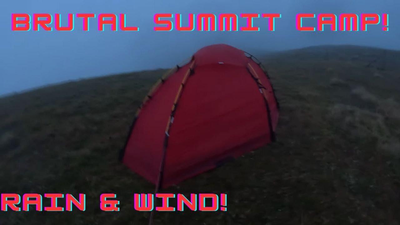WILD CAMPING IN BRUTAL WINDS AND HEAVY RAIN! | ABSOLUTELY SOAKED IN HORRIBLE WEATHER