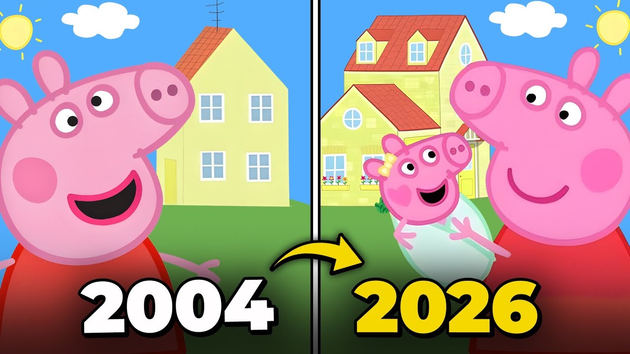 COISAS QUE MUDARAM EM PEPPA PIG E VOCÊ NÃO SABIA!