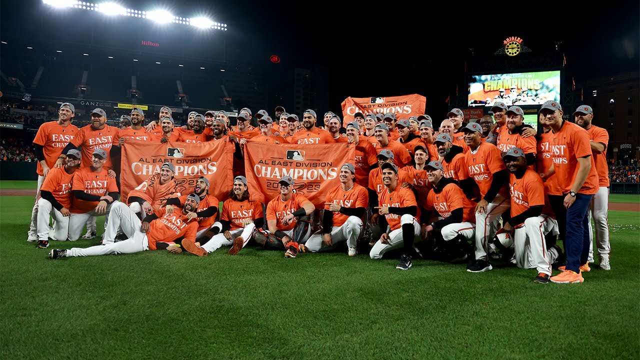The Baltimore Orioles are American League East champions for the 10th time in franchise history!