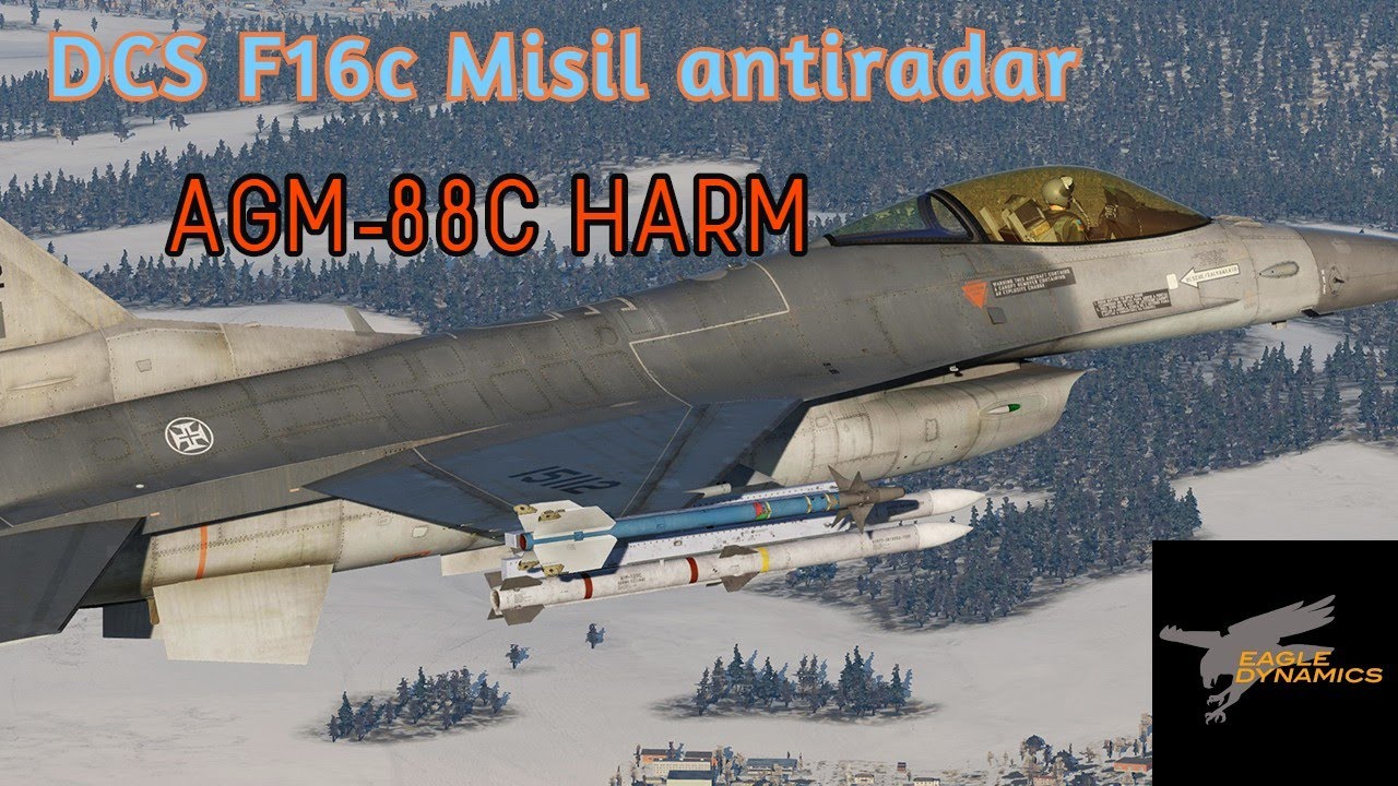 DCS F-16C Misil AGM-88C HARM Tutorial en español
